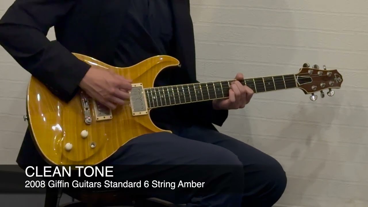 Giffin Guitars Standard 6 Strings ハカランダ 2008 Giffin Guitars Standard 6 String Amber - YouTube