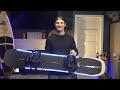 Led snowboard system installation  actionglow