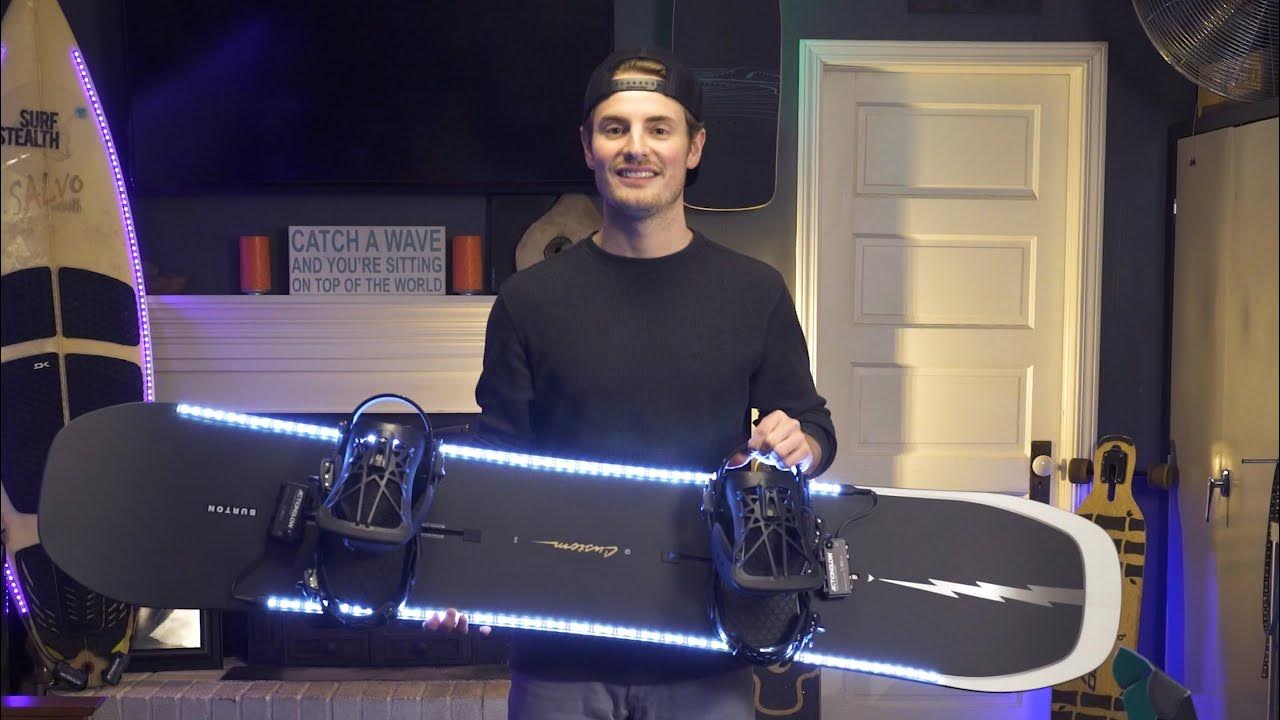 LED Snowboard System Installation ACTIONGLOW YouTube