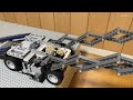 【機械工学】２台のパンタグラフ式架橋車両が連携して対岸に渡る