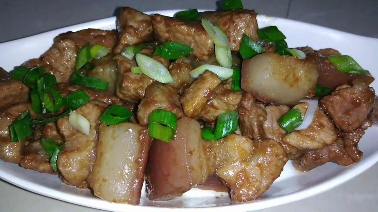 PORK IN OYSTER SAUCE(SIMPLE RECIPE) NOTHLING CHANNEL YouTube