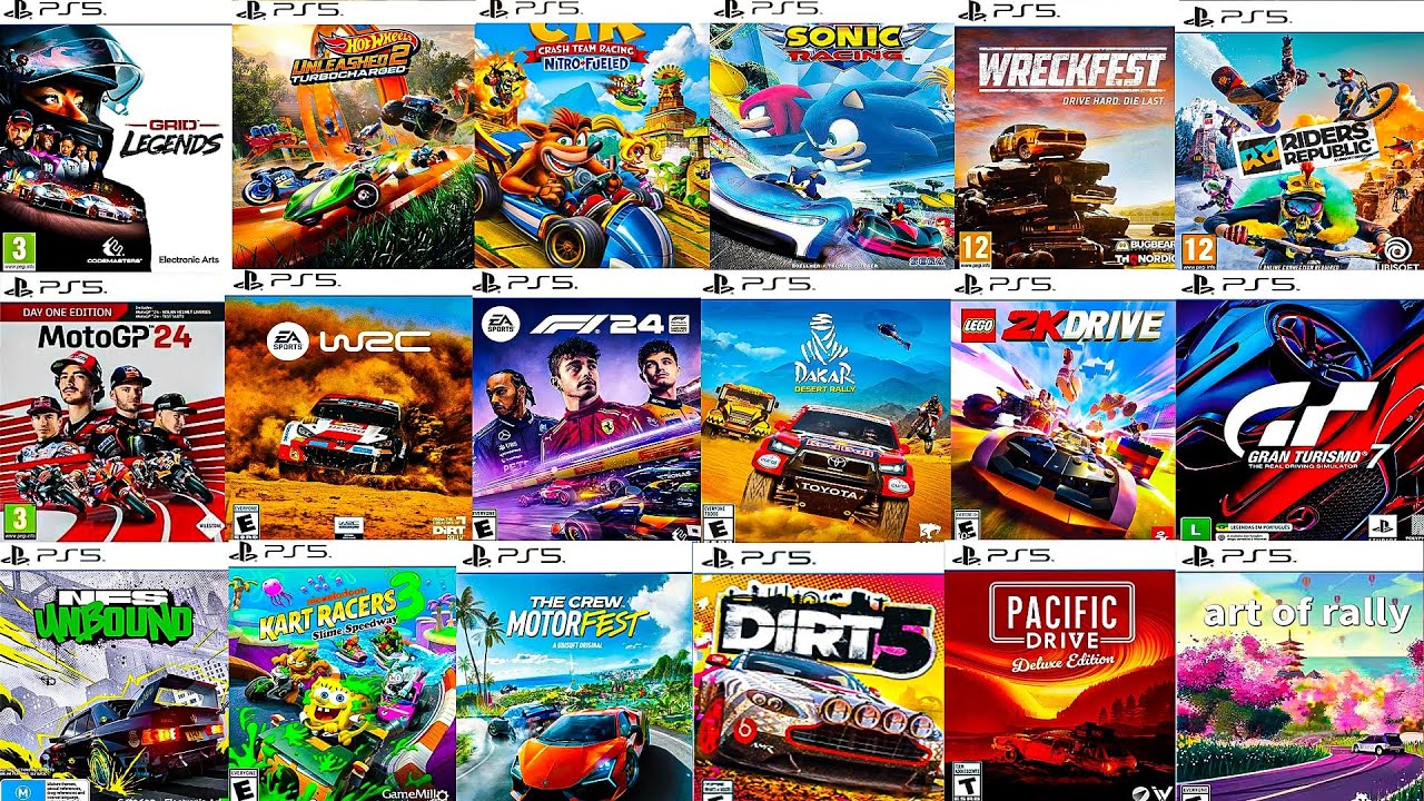 Top 25 Best PS5 RACING Games - YouTube