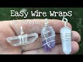 DIY Wire Wrapping Crystal Points.