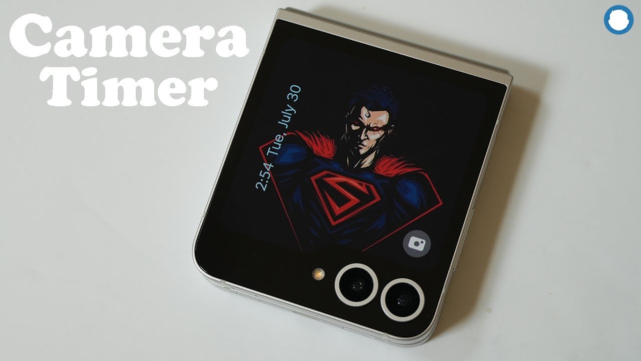 How To Set Camera Timer On Samsung Galaxy Z Flip 6 - YouTube