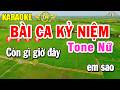 Bài Ca Kỷ Niệm Karaoke Tone Nữ ( Am ) Nhạc Sống Siêu Hay | Trọng Hiếu