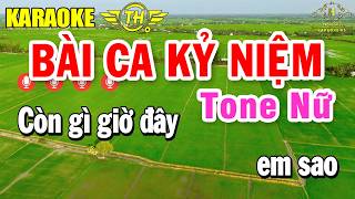 Bài Ca Kỷ Niệm Karaoke Tone Nữ ( Am ) Nhạc Sống Siêu Hay ...