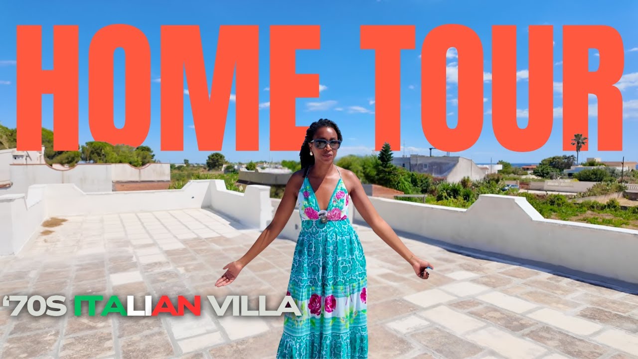Экскурсия по дому: Моя итальянская вилла на пляже, построенная в 1970-х годах.