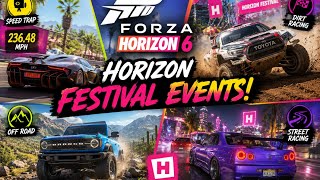FORZA HORIZON 6 - Horizon Festival Events GO CRAZY!