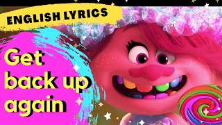 get back up again - english lyrics from trolls