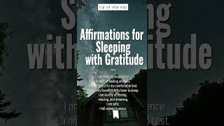 “Sleep with Gratitude ✨ Night Affirmations” #deepsleep #rainsounds #stressrelief