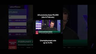 The US economy lost 92,000 jobs in a shocking February jobs report.