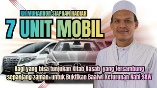 KH MUHARROR PREPARES 7 CARS FOR BAALWI WHO CAN CARRY THE BOOK PROVING THE PROPHET'S DESCENDANTS