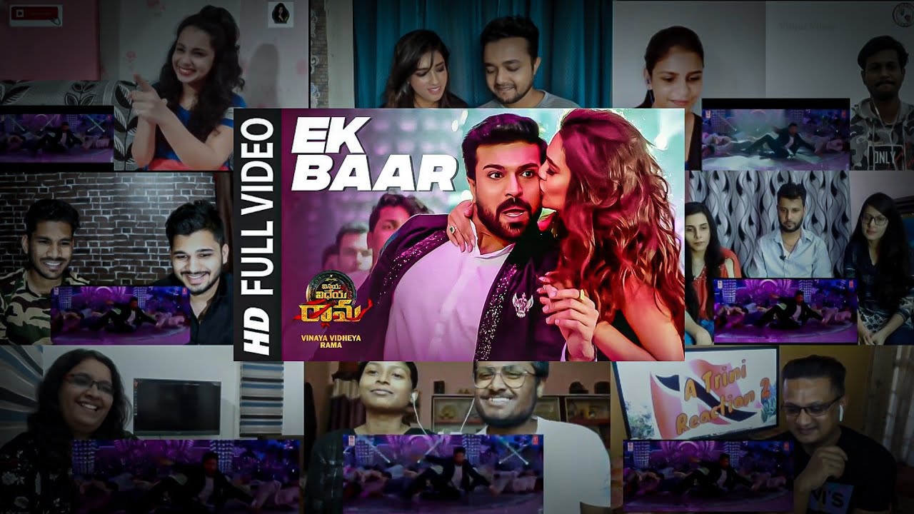 'VVR' Ek Baar Video Song Crazy Mashup Reactions | Ram Charan | 