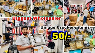 Kolkata Crockery Market // Crockery items Wholesale Market / Melamine, Crockery Wholesaler