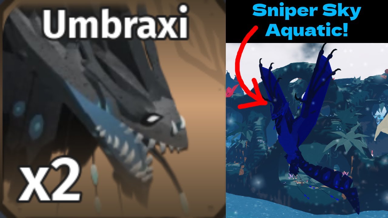 Sniping creatures from the water as UMBRAXI in Creatures of Sonaria! (Kosing Video)