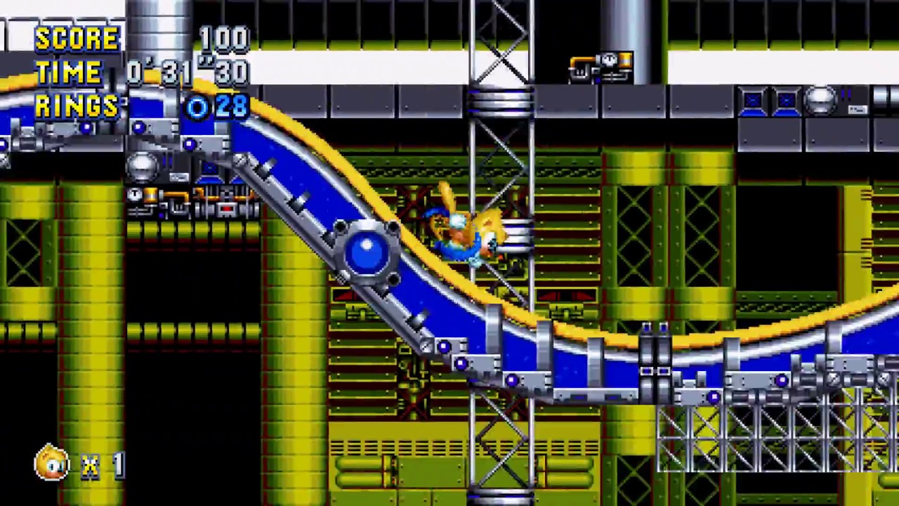 Sonic Mania Chemical Plant Zone Act 1 39'37 (Ray) YouTube