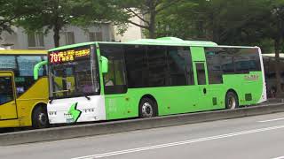 中台灣客運 金旅XML6125JEV 電巴 701路線 EAL-0601 2018出廠