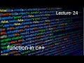 example of function lecture-24