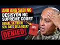 CONCURRING OPINION NI Associate Justice Maria Filomena D. Singh SA TRO NI BATO DELA ROSA