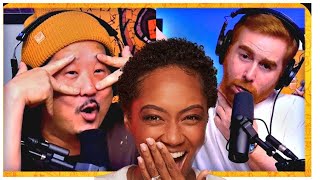 FIRST TIME REACTING TO | Bobby and Andrew Do Filipino Stand-Up | Bad Friends Podcast