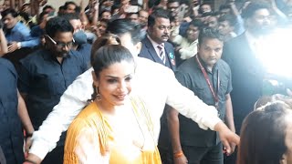 Grand Welcome For Rocking Star Yash | At Navi Mumbai | Raveena Tandon Entry