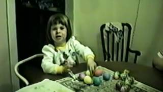 Easter Egg Dying 1988