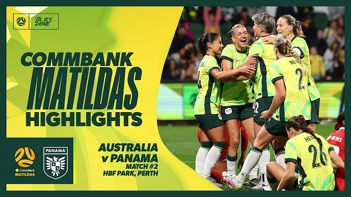 CommBank Matildas v Panama | Highlights | International Friendly #2