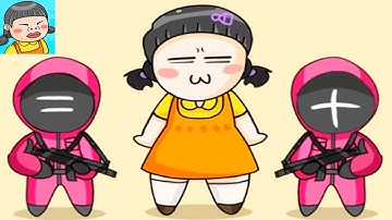 Comics 456 - Squid Game - All Level 1-60 Gameplay Walkthrough (Android, ios)