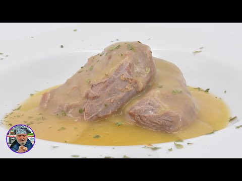 Carrilleras de cerdo con puré de manzana tiernas y sabrosas