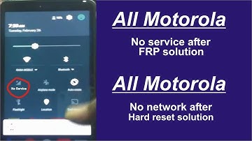 All Motorola No Service Solutiion Fix Without PC