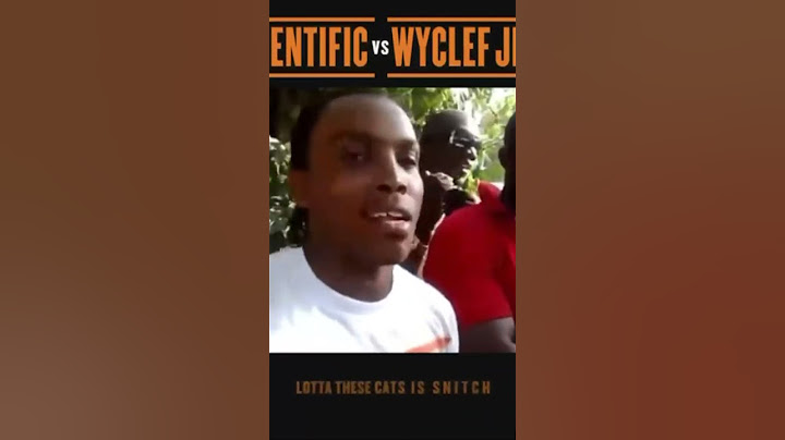 Nana Kwame Bediako (cheddar) at a rap battle with Wyclef and Scientific