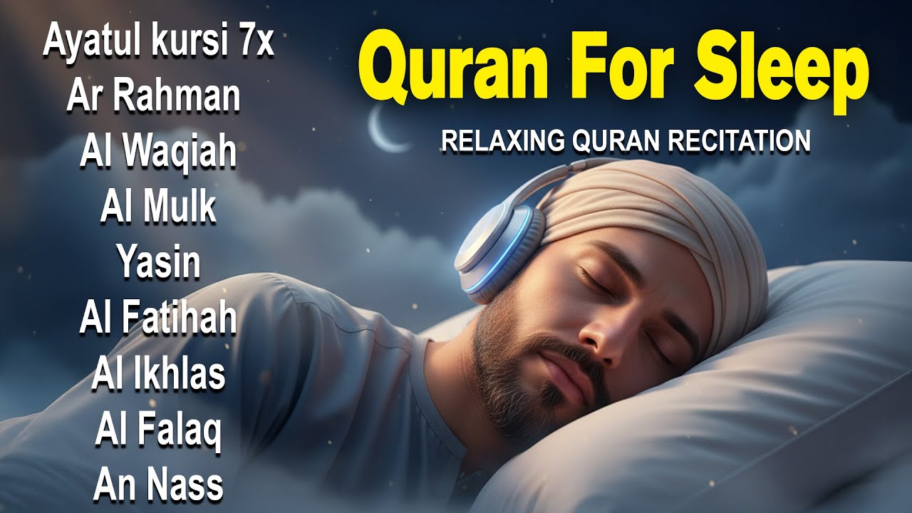 Quran For Sleeping | CURE YOURSELF WITH QURAN | Sleep - Study - Ruqyah | LOFI QURAN #quranforsleep
