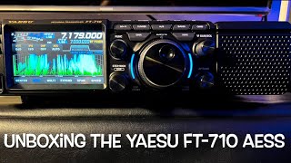Unboxing the Yaesu FT710 AESS (video #9 in this series) #yaesu #ft710 #hf #hamradio #tutorial