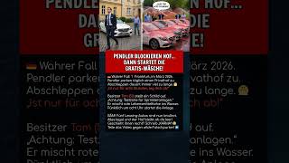 PENDLER BLOCKIEREN HOF... DANN STARTET DIE GRATIS-WÄSCHE!