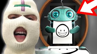 картинка: ОЖИВИЛ РОБОТА NEWT ?! ИГРА The Baby In Yellow