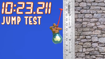 Getting Over It - Jump Test Map in 10:23.211