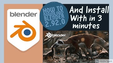 how to download and install blender (2.92.0