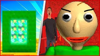 COMO FAZER UM PORTAL PARA O MUNDO DO BALDI'S BASICS EDUCATION & LEARNING - Minecraft COMO FAZER UM PORTAL PARA O MUNDO DO BALDI'S BASICS EDUCATION & LEARNING - Minecraft