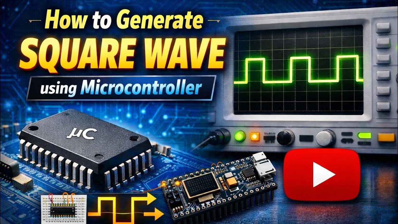 Square wave Generation | Square wave | DAC Programming | Square wave Program