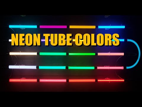 वीडियो: नियॉन लाइट का रंग कैसा होता है?