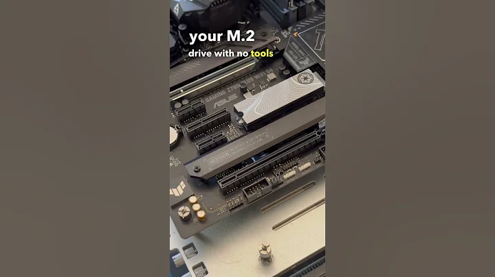 Easiest Way to Install a M.2 Drive! - Asus Q-Latch #shorts #pc #pcgaming #ssd #pcbuild