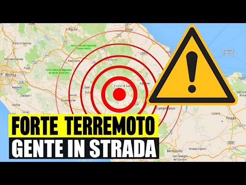 Video TERREMOTO FORTE SCOSSA IN ITALIA: GRANDE PAURA PER LA POPOLAZIONE. MAGNITUDO 4.1 E GENTE IN STRADA