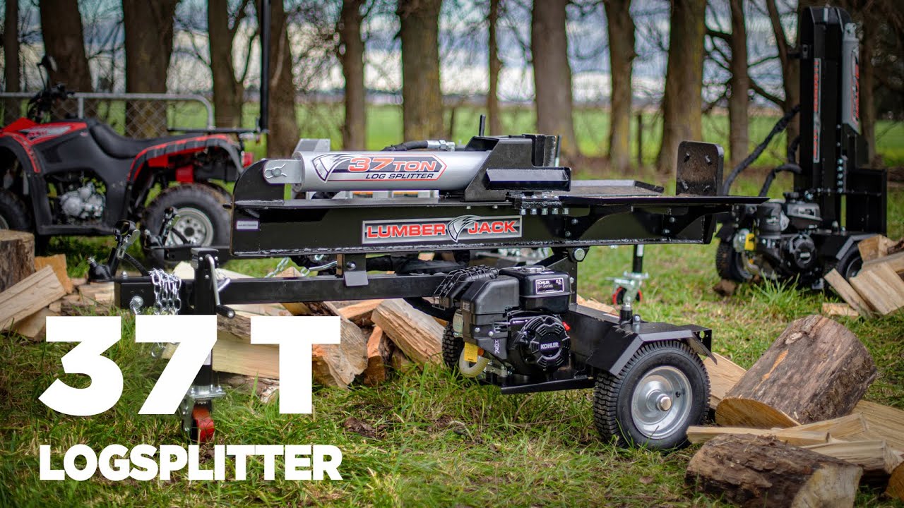 37 Ton 306cc Horizontal/Vertical Gas Powered Log Splitter by Lumberjack at  Fleet Farm