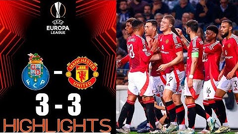 DRAW AT FC PORTO ❗PORTO 3-3 MANCHESTER UTD ‼️ HIGHLIGHTS 🔥