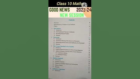 NEW NCERT Book of Class 10th |Maths For Board | New Syllabus of CBSE Session 2023-24 By Yaksh Thakur