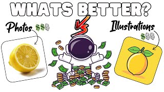 What makes more $$$  Photos or Illustrations (Microstock)