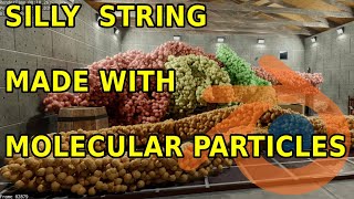 Silly String Made With 50K Molecular Particles