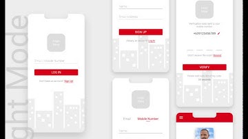 Adobe XD - Light To Dark Mode UI Design