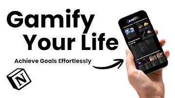 Gamify your life with this Notion Template