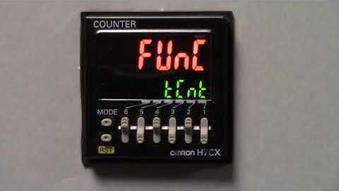 Omron H7CX-N Digital Counter Basic Function Programming | OMRON Cuong Linh